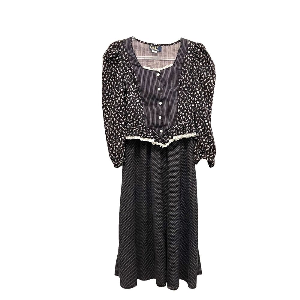 Prairie Cottagecore School Top & Skirt Set Vintage Circle T Womens Western 11-12